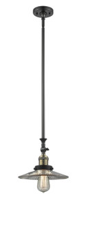 Franklin Restoration One Light Mini Pendant in Black Antique Brass (405|206BABG2)