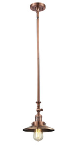 Franklin Restoration One Light Mini Pendant in Antique Copper (405|206ACM3)