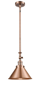 Franklin Restoration LED Mini Pendant in Antique Copper (405|206ACM10ACLED)