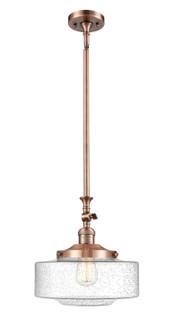 Franklin Restoration LED Mini Pendant in Antique Copper (405|206ACG69412LED)