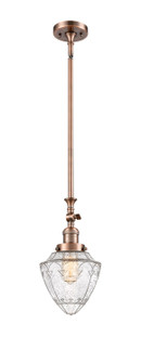 Franklin Restoration LED Mini Pendant in Antique Copper (405|206ACG6647LED)
