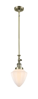 Franklin Restoration LED Mini Pendant in Antique Brass (405|206ABG6617LED)