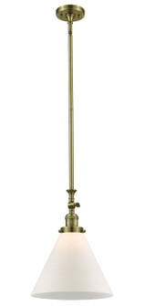 Franklin Restoration LED Mini Pendant in Antique Brass (405|206ABG41LLED)