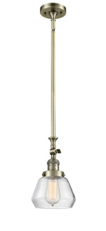 Franklin Restoration One Light Mini Pendant in Antique Brass (405|206ABG172)