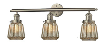 Franklin Restoration Three Light Bath Vanity in Brushed Satin Nickel (405|205SNG146)