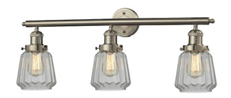 Franklin Restoration Three Light Bath Vanity in Brushed Satin Nickel (405|205SNG142)
