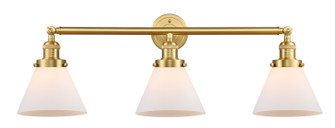 Franklin Restoration Three Light Bath Vanity in Satin Gold (405|205SGG41)