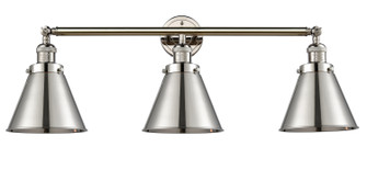 Franklin Restoration Three Light Bath Vanity in Polished Nickel (405|205PNM13PN)