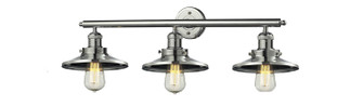 Franklin Restoration Three Light Bath Vanity in Polished Nickel (405|205PNM1)
