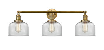 Franklin Restoration Three Light Bath Vanity in Brushed Brass (405|205BBG72)