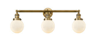Franklin Restoration Three Light Bath Vanity in Brushed Brass (405|205BBG2016)