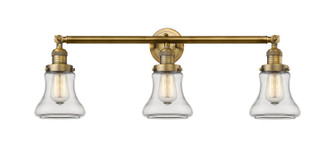 Franklin Restoration Three Light Bath Vanity in Brushed Brass (405|205BBG192)