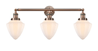 Franklin Restoration Three Light Bath Vanity in Antique Copper (405|205ACG6617)
