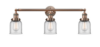 Franklin Restoration Three Light Bath Vanity in Antique Copper (405|205ACG52)