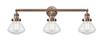 Franklin Restoration Three Light Bath Vanity in Antique Copper (405|205ACG324)