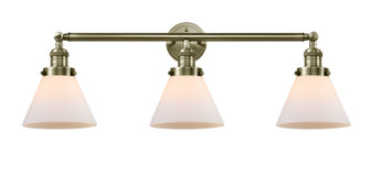 Franklin Restoration Three Light Bath Vanity in Antique Brass (405|205ABG41)