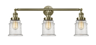 Franklin Restoration Three Light Bath Vanity in Antique Brass (405|205ABG184)
