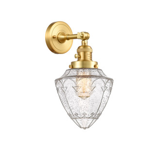 Franklin Restoration One Light Wall Sconce in Satin Gold (405|203SWSGG6647)