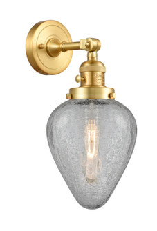Franklin Restoration One Light Wall Sconce in Satin Gold (405|203SWSGG165)