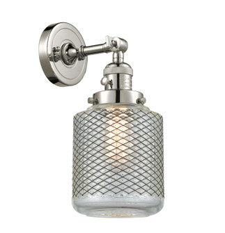 Franklin Restoration One Light Wall Sconce in Polished Nickel (405|203SWPNG262)