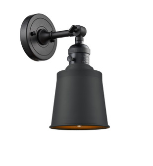 Franklin Restoration One Light Wall Sconce in Matte Black (405|203SWBKM9BK)
