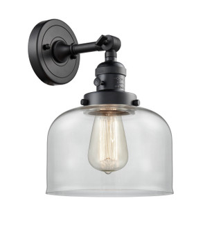 Franklin Restoration One Light Wall Sconce in Matte Black (405|203SWBKG72)