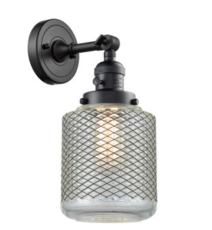 Franklin Restoration LED Wall Sconce in Matte Black (405|203SWBKG262LED)