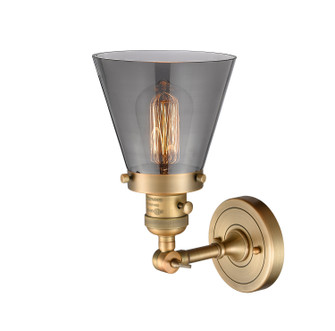 Franklin Restoration One Light Wall Sconce in Brushed Brass (405|203SWBBG63)