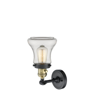 Franklin Restoration One Light Wall Sconce in Black Antique Brass (405|203SWBABG192)