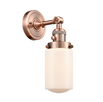 Franklin Restoration One Light Wall Sconce in Antique Copper (405|203SWACG311)
