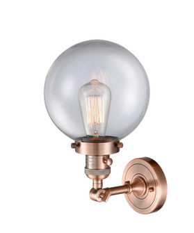 Franklin Restoration One Light Wall Sconce in Antique Copper (405|203SWACG2028)