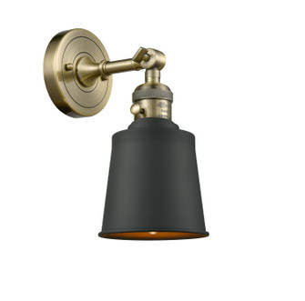 Franklin Restoration LED Wall Sconce in Antique Brass (405|203SWABM9BKLED)