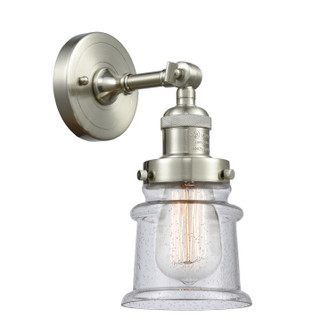 Franklin Restoration One Light Wall Sconce in Brushed Satin Nickel (405|203SNG184S)