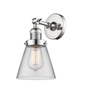 Franklin Restoration One Light Wall Sconce in Polished Chrome (405|203PCG62)