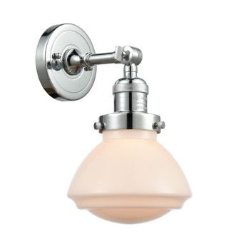 Franklin Restoration One Light Wall Sconce in Polished Chrome (405|203PCG321)