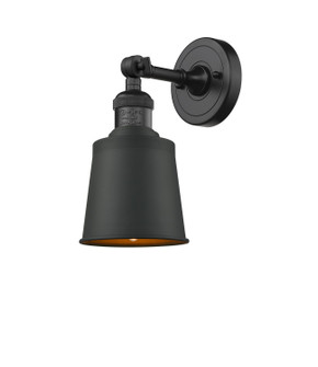 Franklin Restoration LED Wall Sconce in Matte Black (405|203BKM9BKLED)