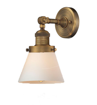 Franklin Restoration One Light Wall Sconce in Brushed Brass (405|203BBG61)