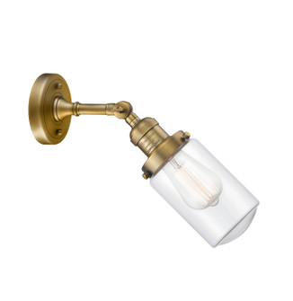 Franklin Restoration One Light Wall Sconce in Brushed Brass (405|203BBG312)