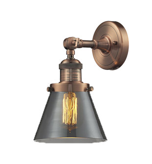 Franklin Restoration One Light Wall Sconce in Antique Copper (405|203ACG63)
