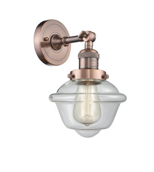 Franklin Restoration One Light Wall Sconce in Antique Copper (405|203ACG532)