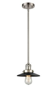 Franklin Restoration LED Mini Pendant in Brushed Satin Nickel (405|201SSNM6BKLED)
