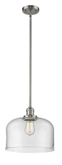 Franklin Restoration One Light Mini Pendant in Brushed Satin Nickel (405|201SSNG72L)