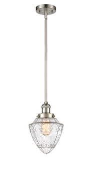 Franklin Restoration LED Mini Pendant in Brushed Satin Nickel (405|201SSNG6647LED)