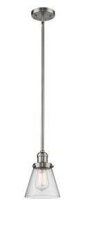 Franklin Restoration LED Mini Pendant in Brushed Satin Nickel (405|201SSNG64LED)