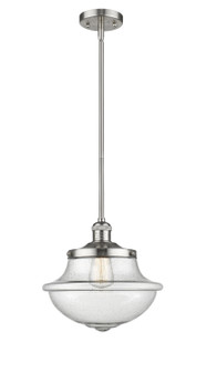 Franklin Restoration One Light Mini Pendant in Brushed Satin Nickel (405|201SSNG544)