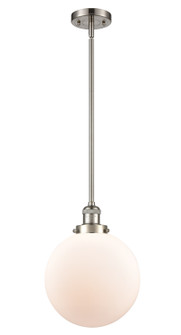 Franklin Restoration One Light Mini Pendant in Brushed Satin Nickel (405|201SSNG20110)