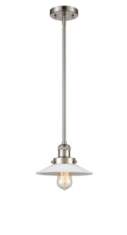 Franklin Restoration One Light Mini Pendant in Brushed Satin Nickel (405|201SSNG1)