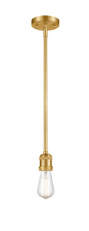 Franklin Restoration LED Mini Pendant in Satin Gold (405|201SSGLED)