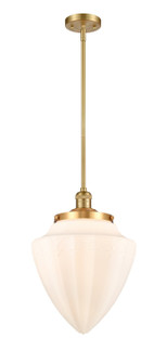 Franklin Restoration One Light Mini Pendant in Satin Gold (405|201SSGG66112)