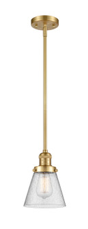 Franklin Restoration LED Mini Pendant in Satin Gold (405|201SSGG64LED)